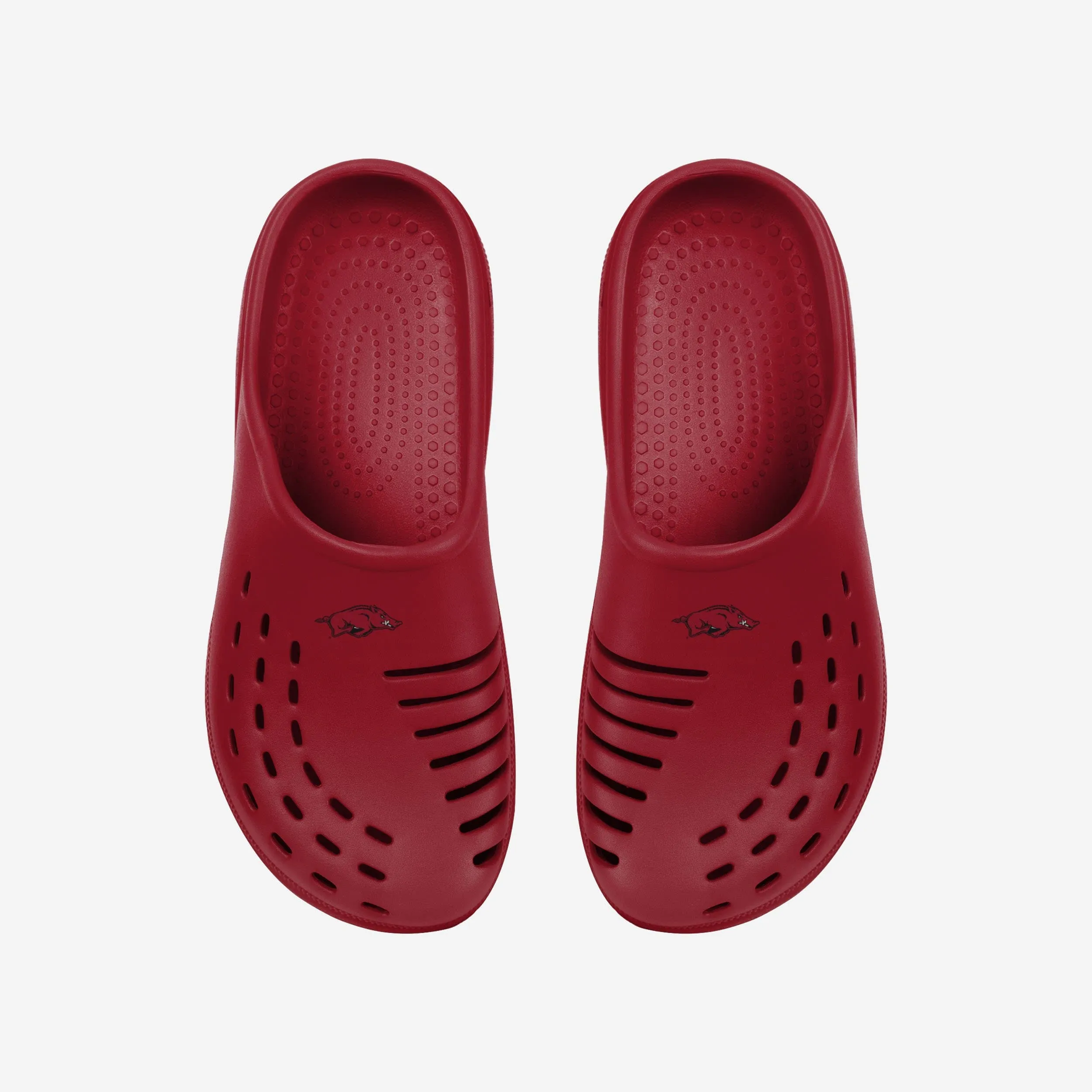 Arkansas Razorbacks Mens Solid Clog