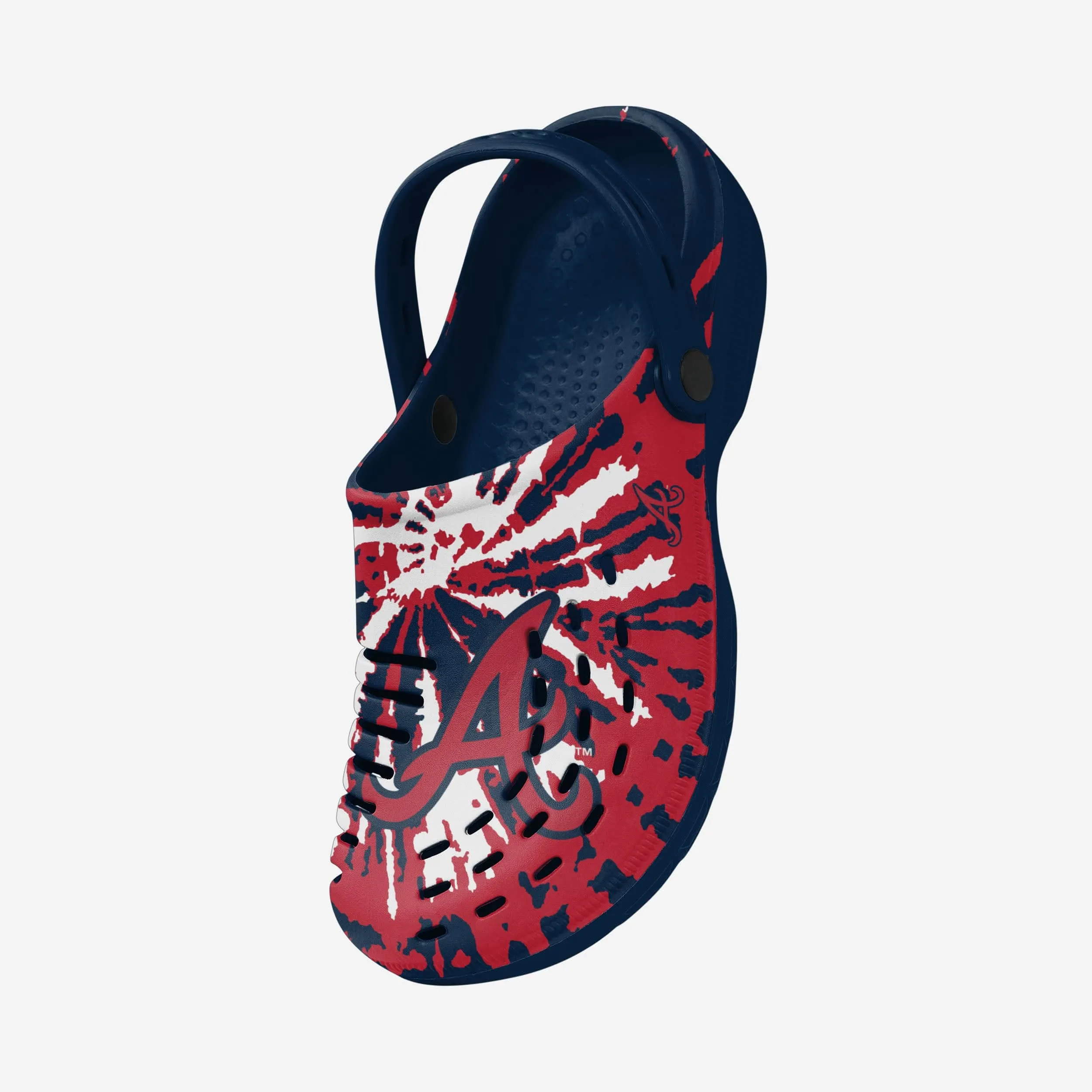 Atlanta Braves Tie-Dye Clog With Strap
