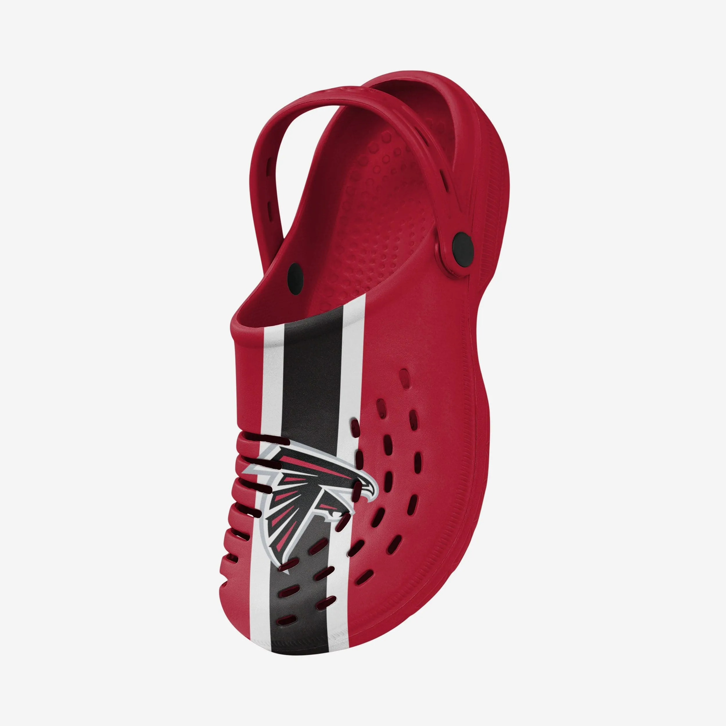 Atlanta Falcons Team Stripe Clog With Strap