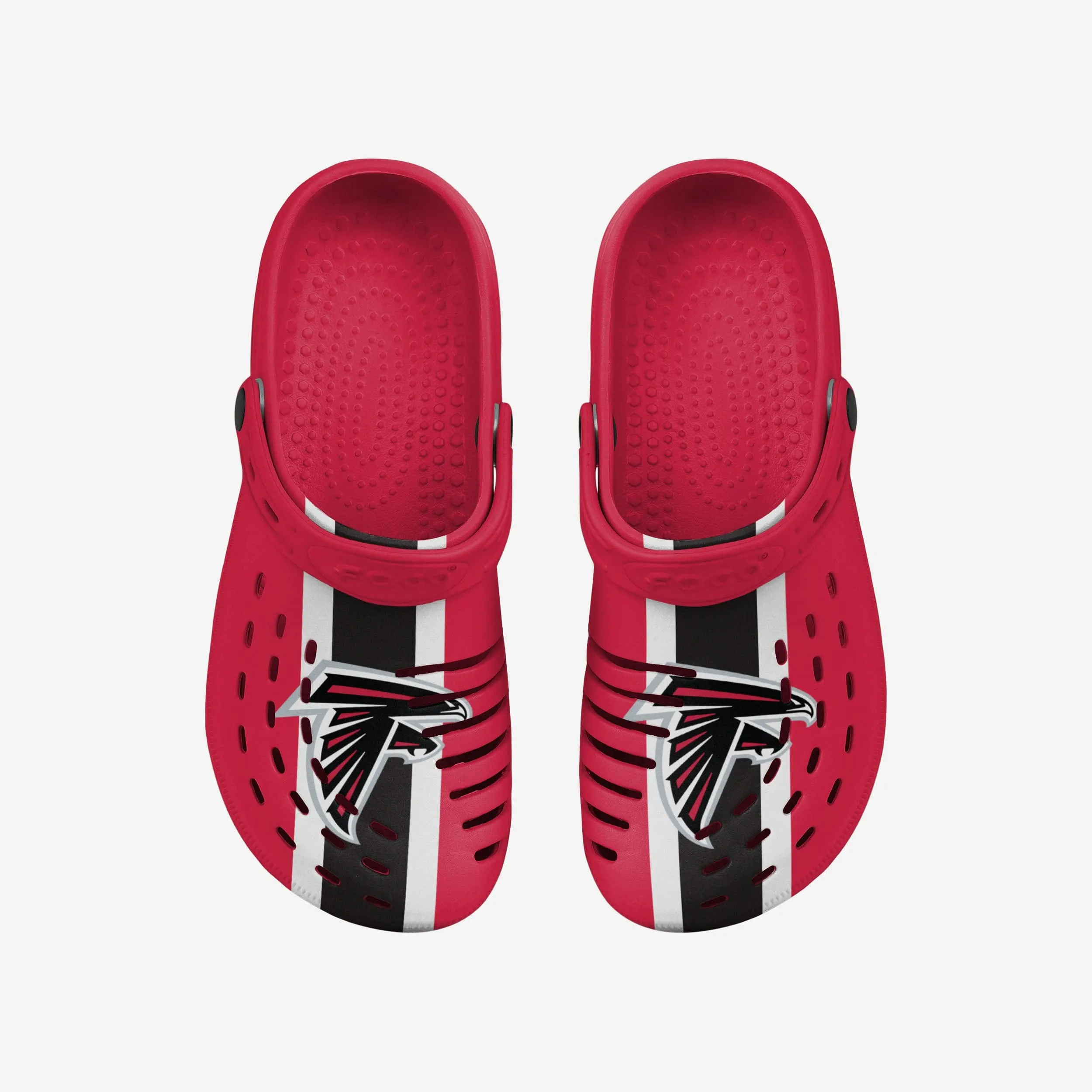 Atlanta Falcons Team Stripe Clog With Strap