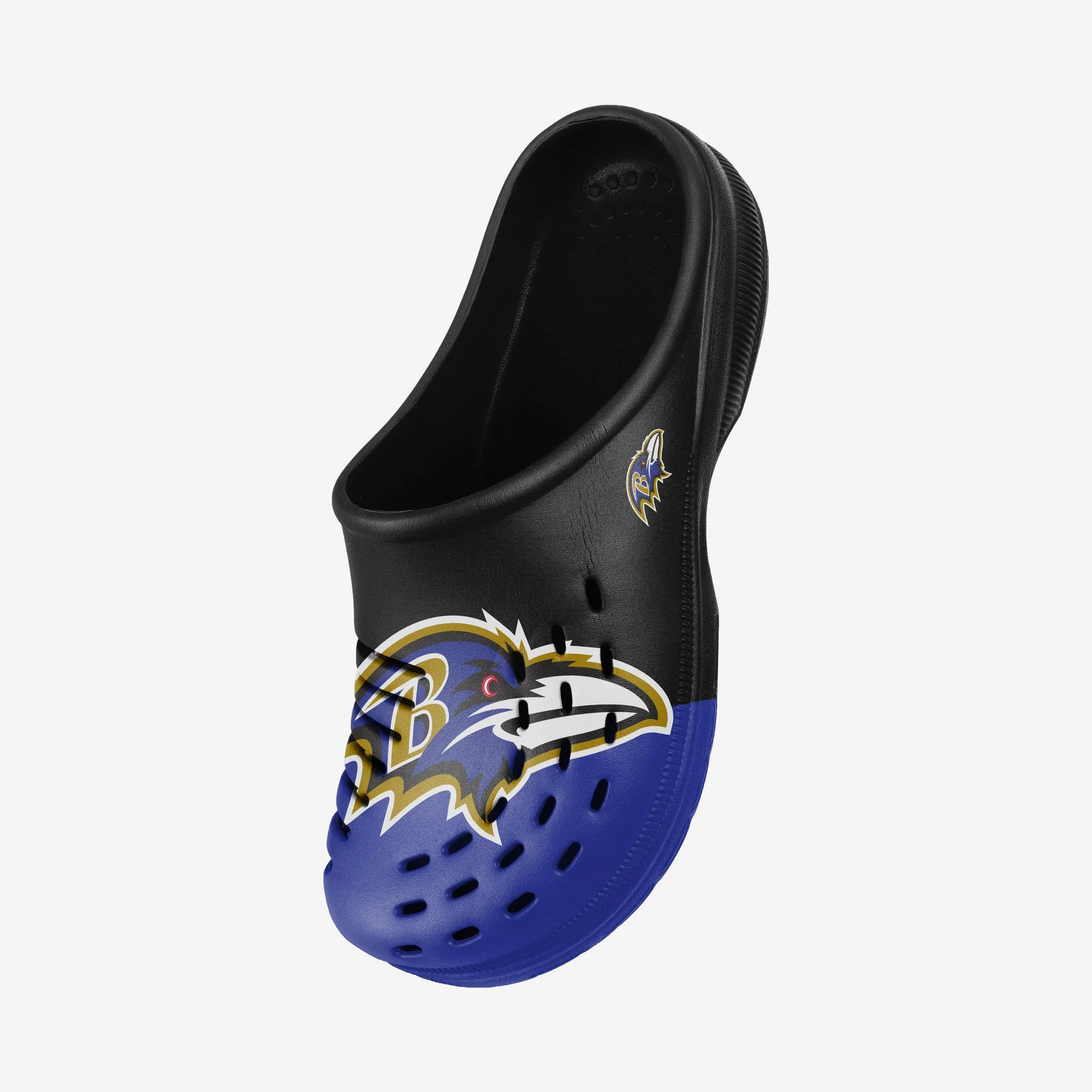 Baltimore Ravens Colorblock Big Logo Clog