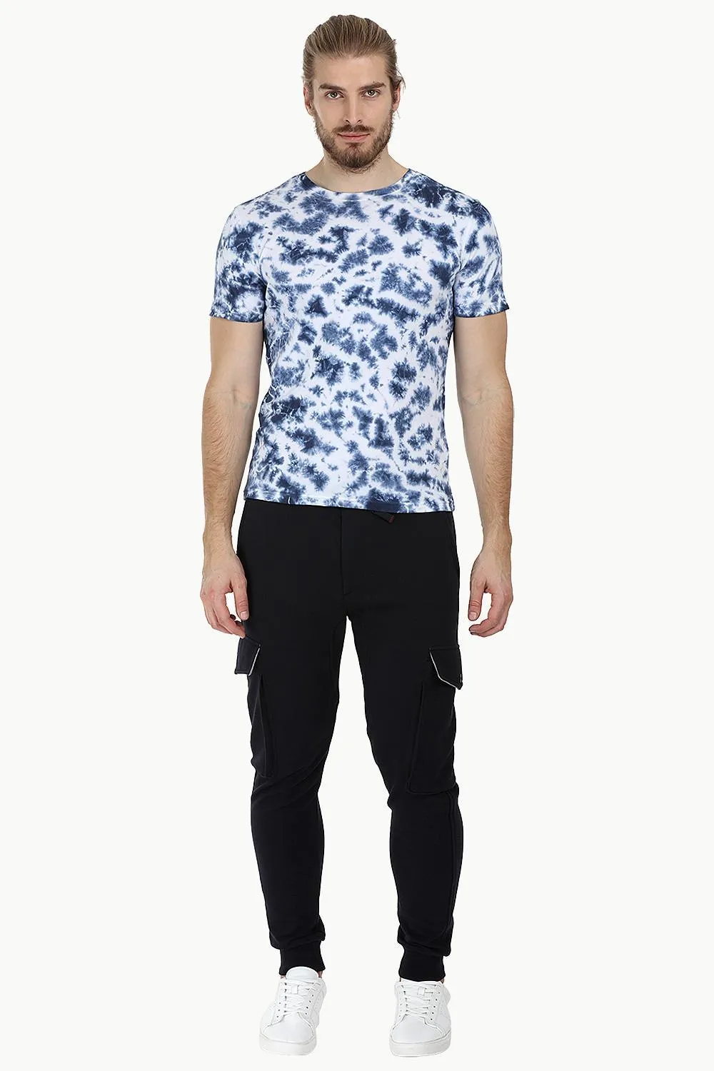 Blotch Effect Tie Dye T-Shirt