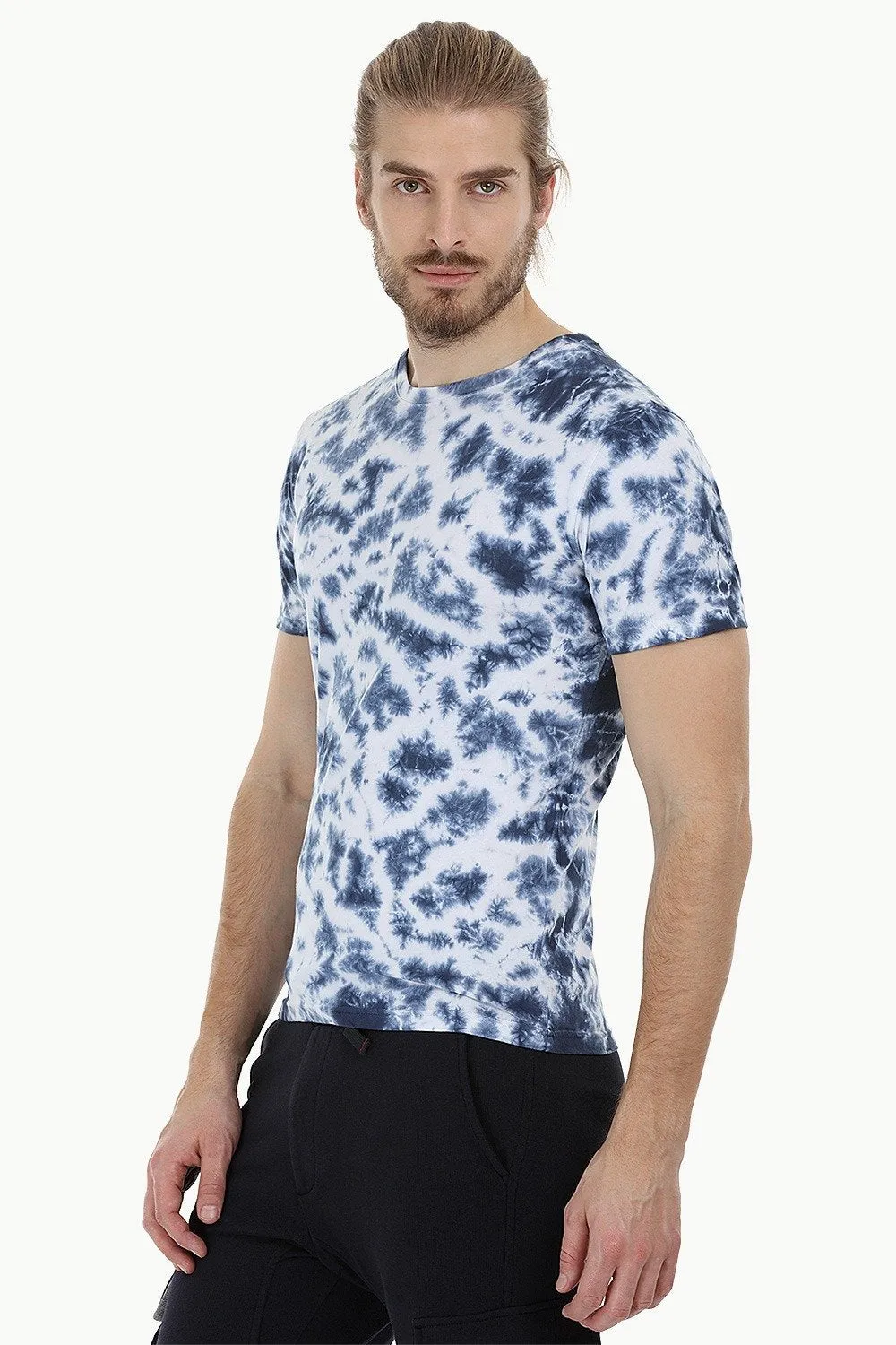 Blotch Effect Tie Dye T-Shirt