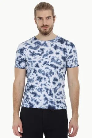 Blotch Effect Tie Dye T-Shirt