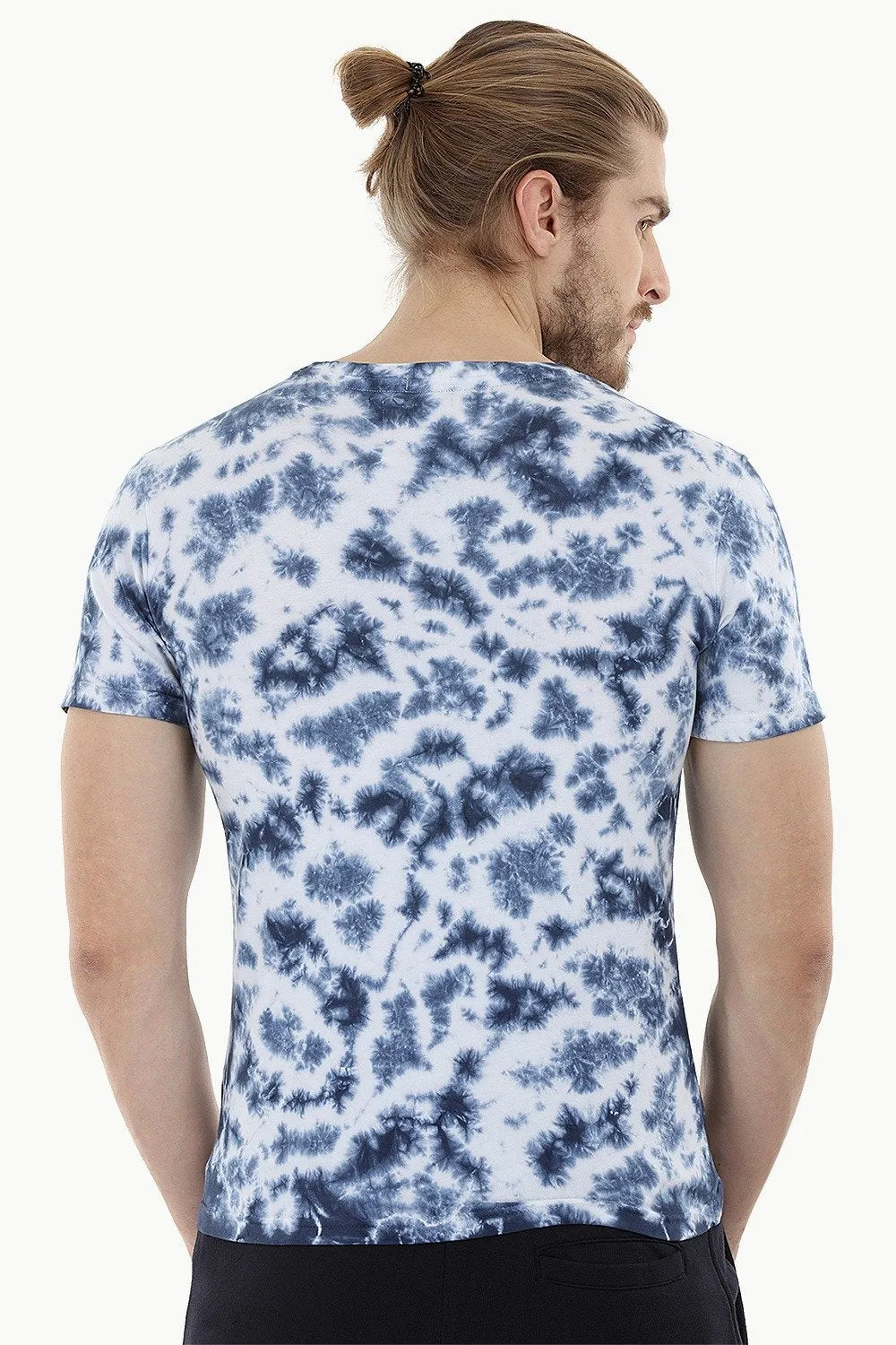 Blotch Effect Tie Dye T-Shirt