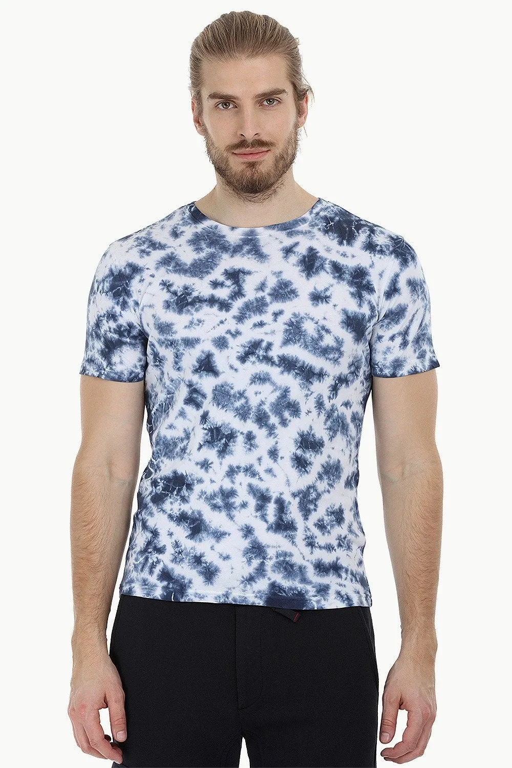 Blotch Effect Tie Dye T-Shirt