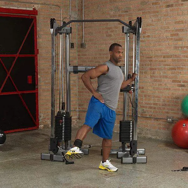Body-Solid Functional Trainer with 310 Pound Stacks Cable Crossover Trainer Machine