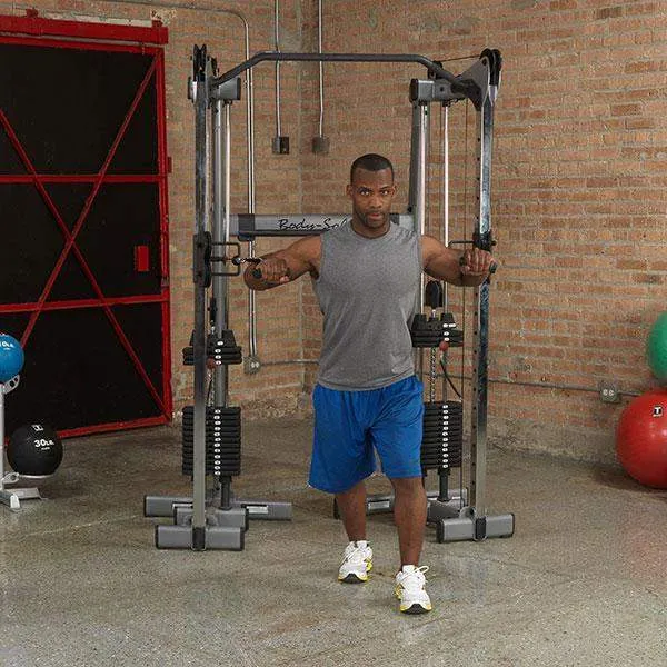 Body-Solid Functional Trainer with 310 Pound Stacks Cable Crossover Trainer Machine