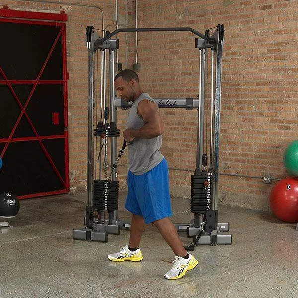 Body-Solid Functional Trainer with 310 Pound Stacks Cable Crossover Trainer Machine