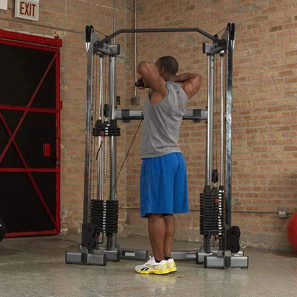 Body-Solid Functional Trainer with 310 Pound Stacks Cable Crossover Trainer Machine