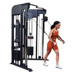 Body-Solid Functional Trainer with 310 Pound Stacks Cable Crossover Trainer Machine
