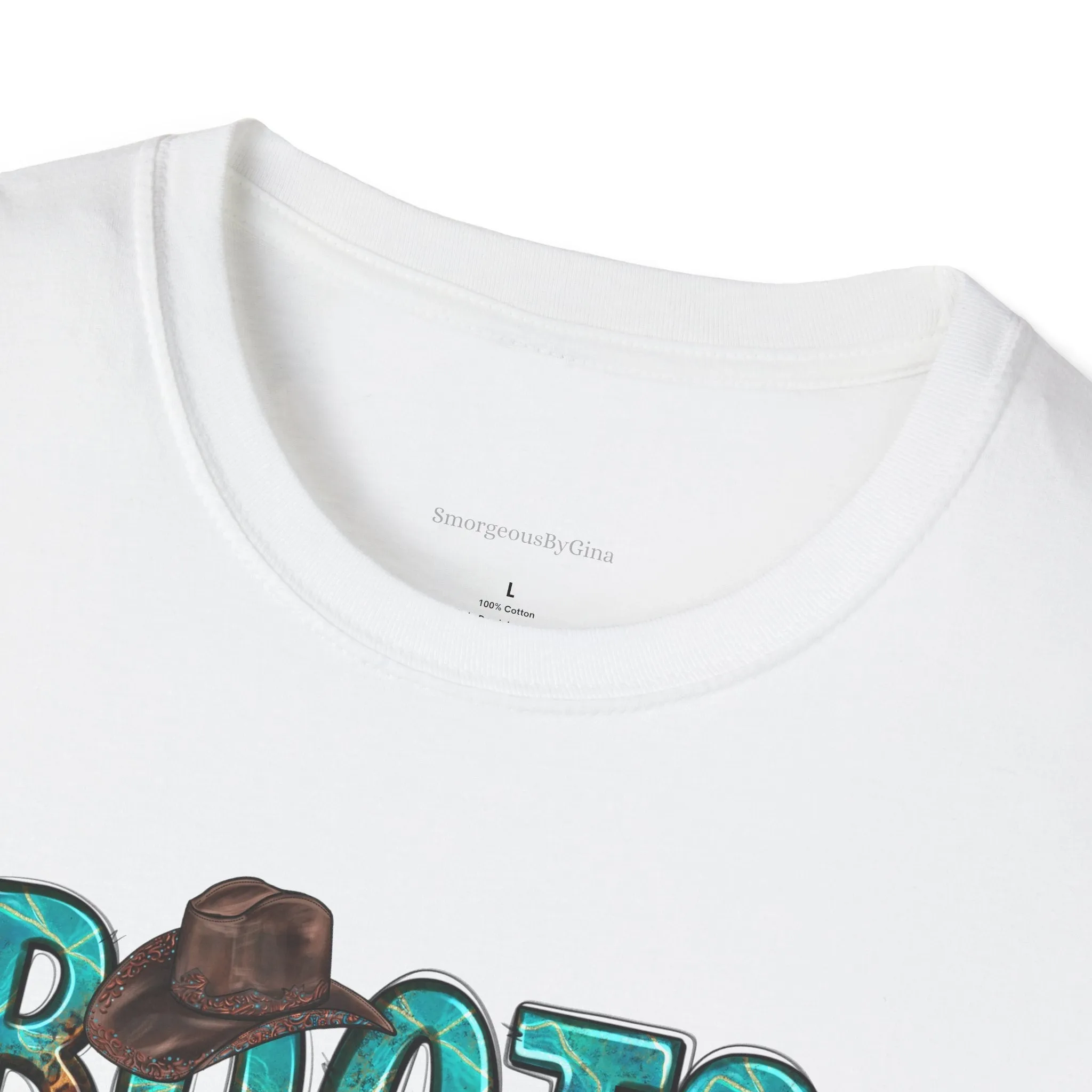 Boots and Bling, Cowgirl Shirt, Turquoise and Leopard Shirt, Rodeo Tee, Softstyle T-Shirt