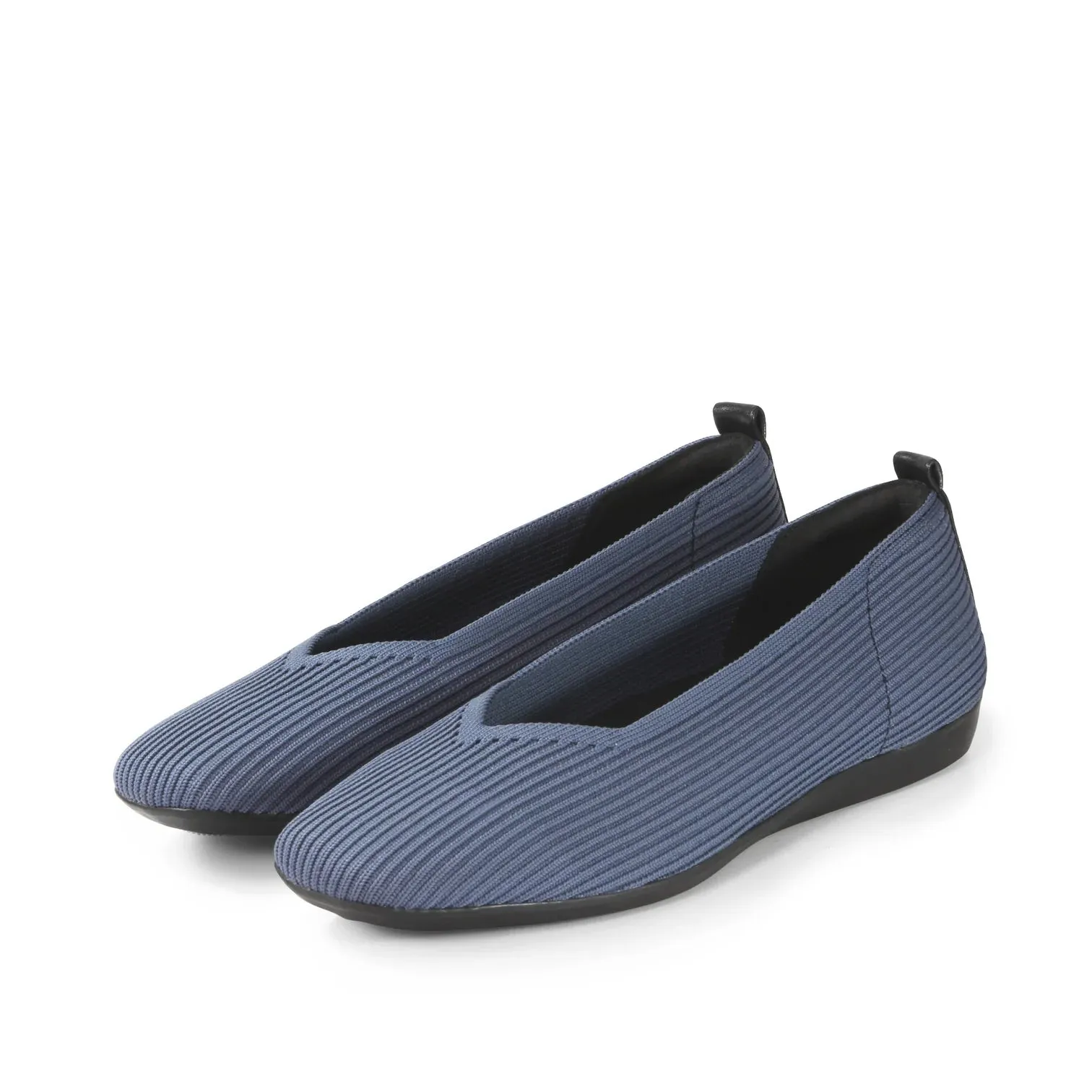 BUSSOLA VENUS SHADOW BLUE KNIT BALLET FLAT
