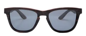 Camber Series / Ebony Wood / Polarized Sunglasses / Black Lenses