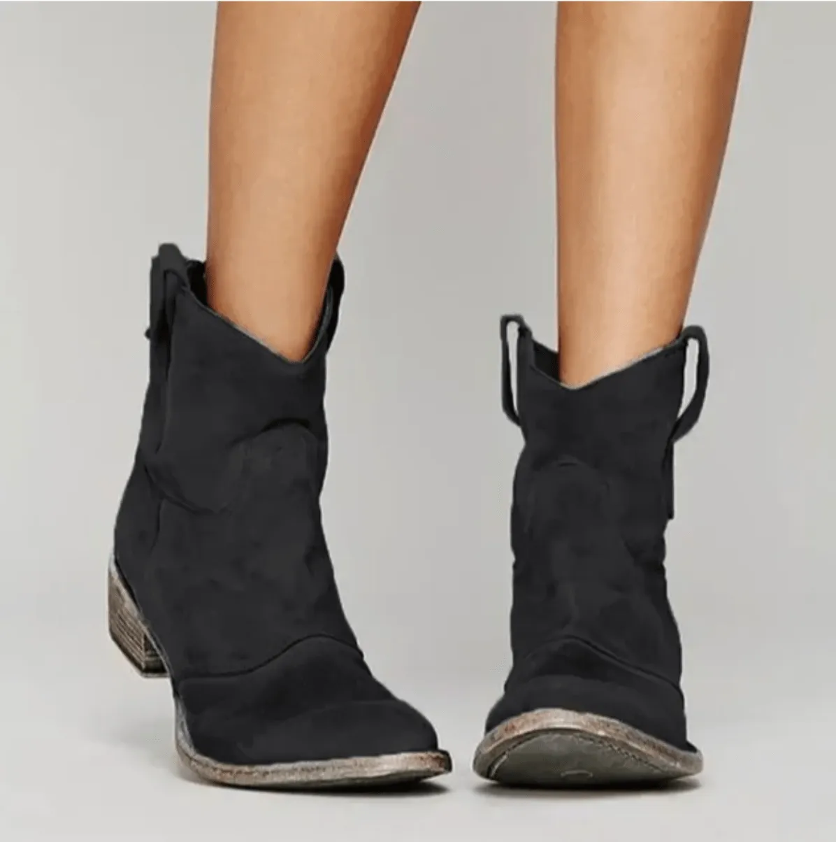 Charlotte | Suede Western Boots