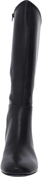 Charter Club Womens Jaccque Faux Leather Knee-High Boots Black 11 Medium (B,M)