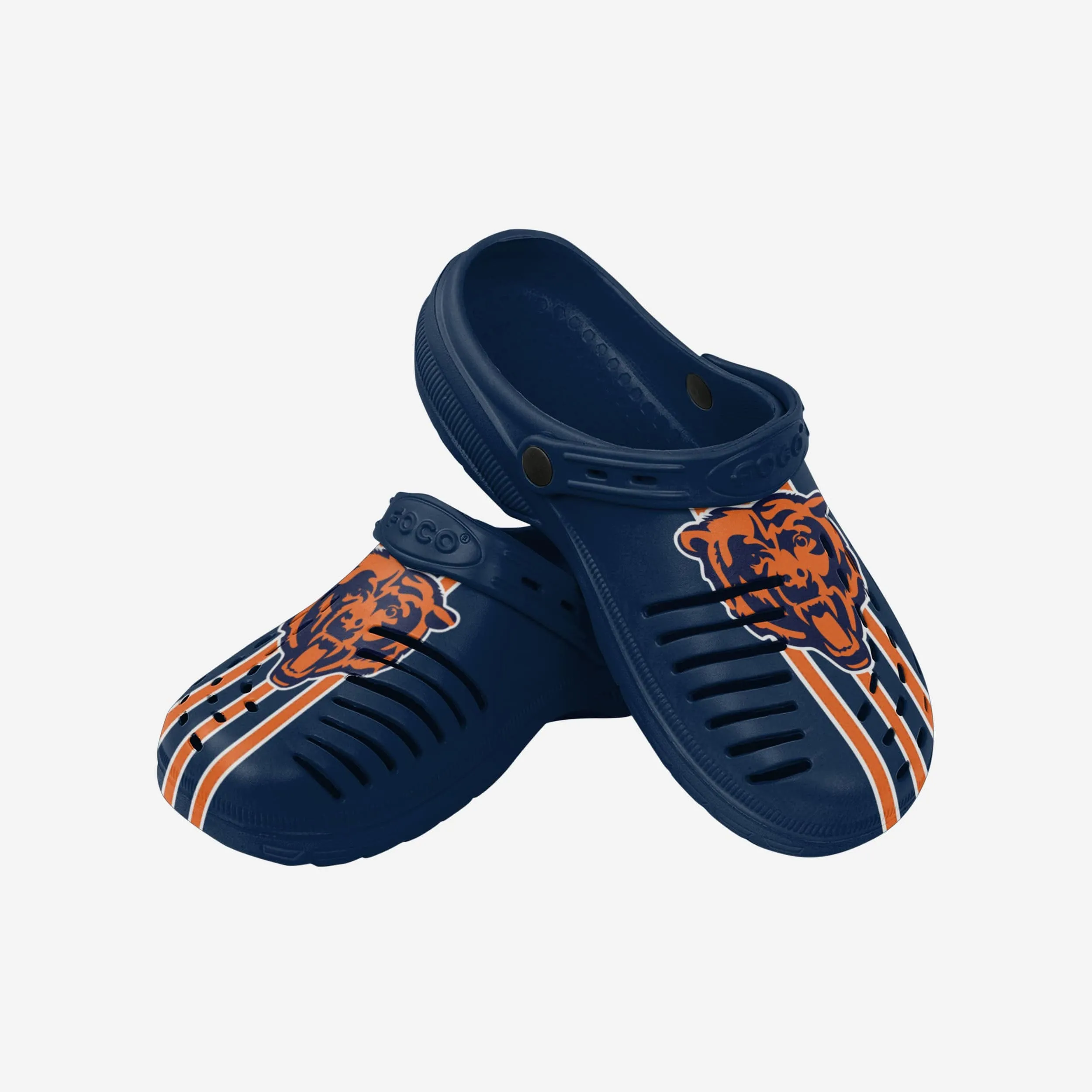 Chicago Bears Team Stripe Clog With Strap
