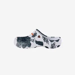 Chicago Bears Womens Floral White Clog