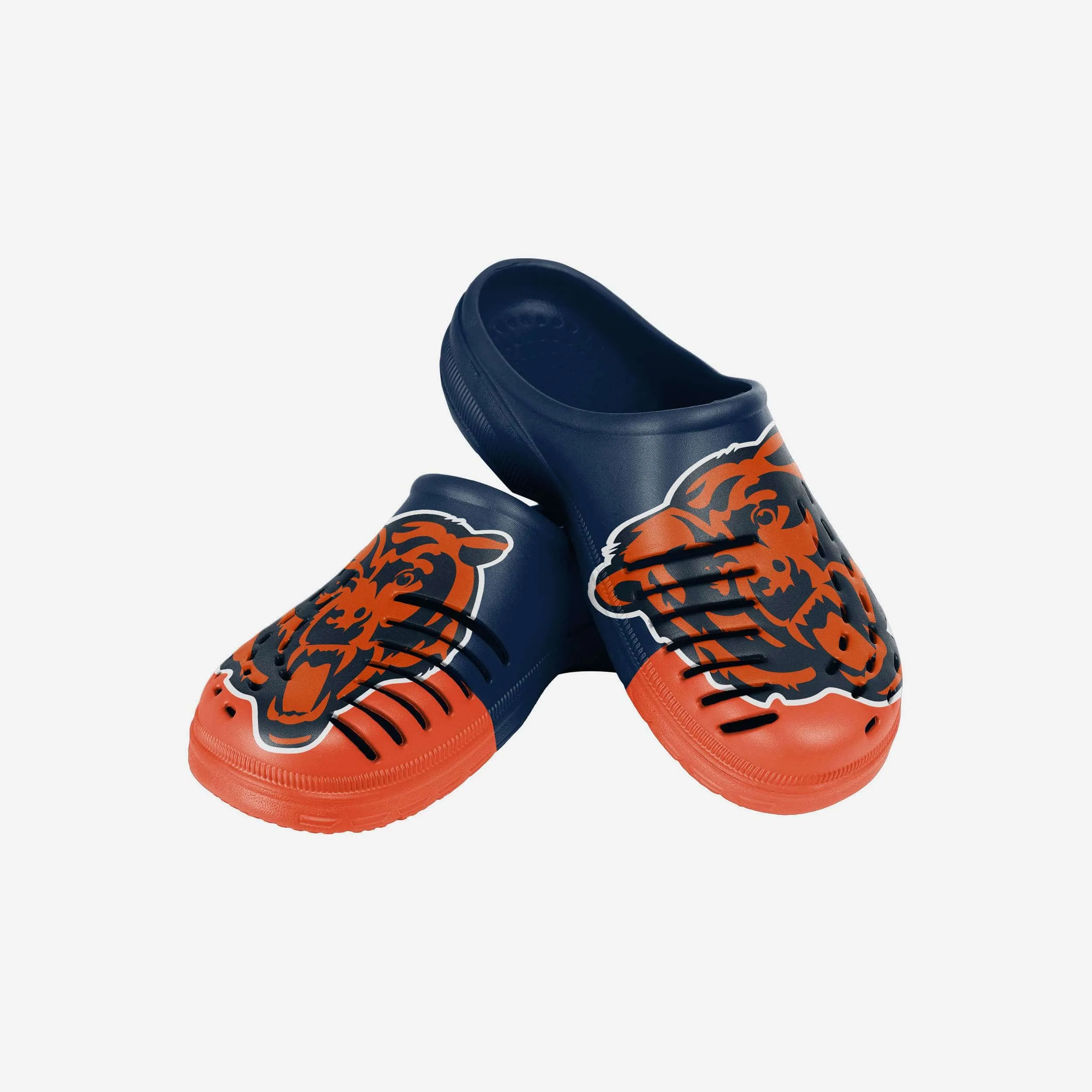 Chicago Bears Youth Colorblock Big Logo Clog
