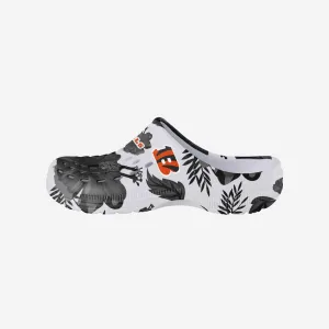 Cincinnati Bengals Womens Floral White Clog