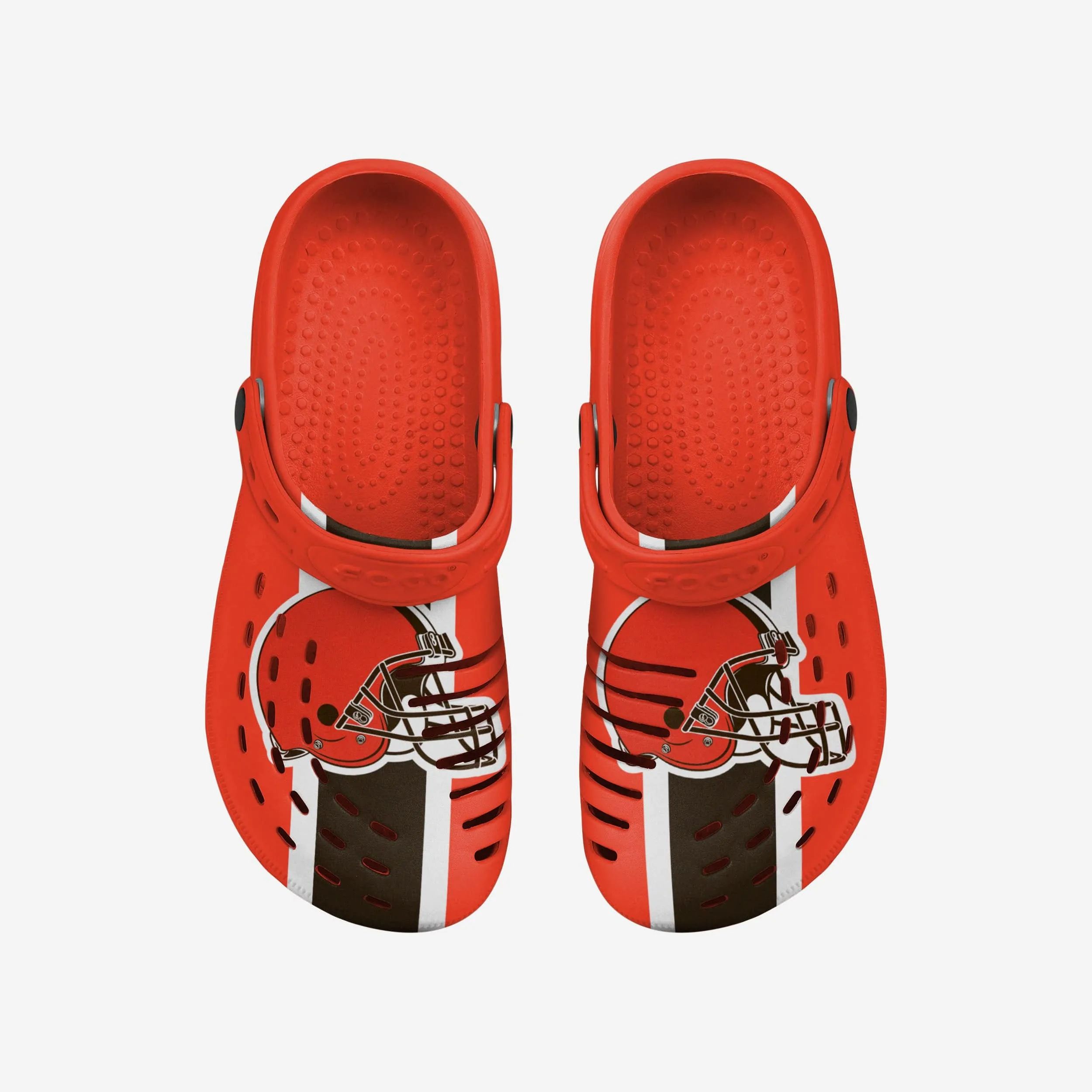 Cleveland Browns Team Stripe Clog With Strap