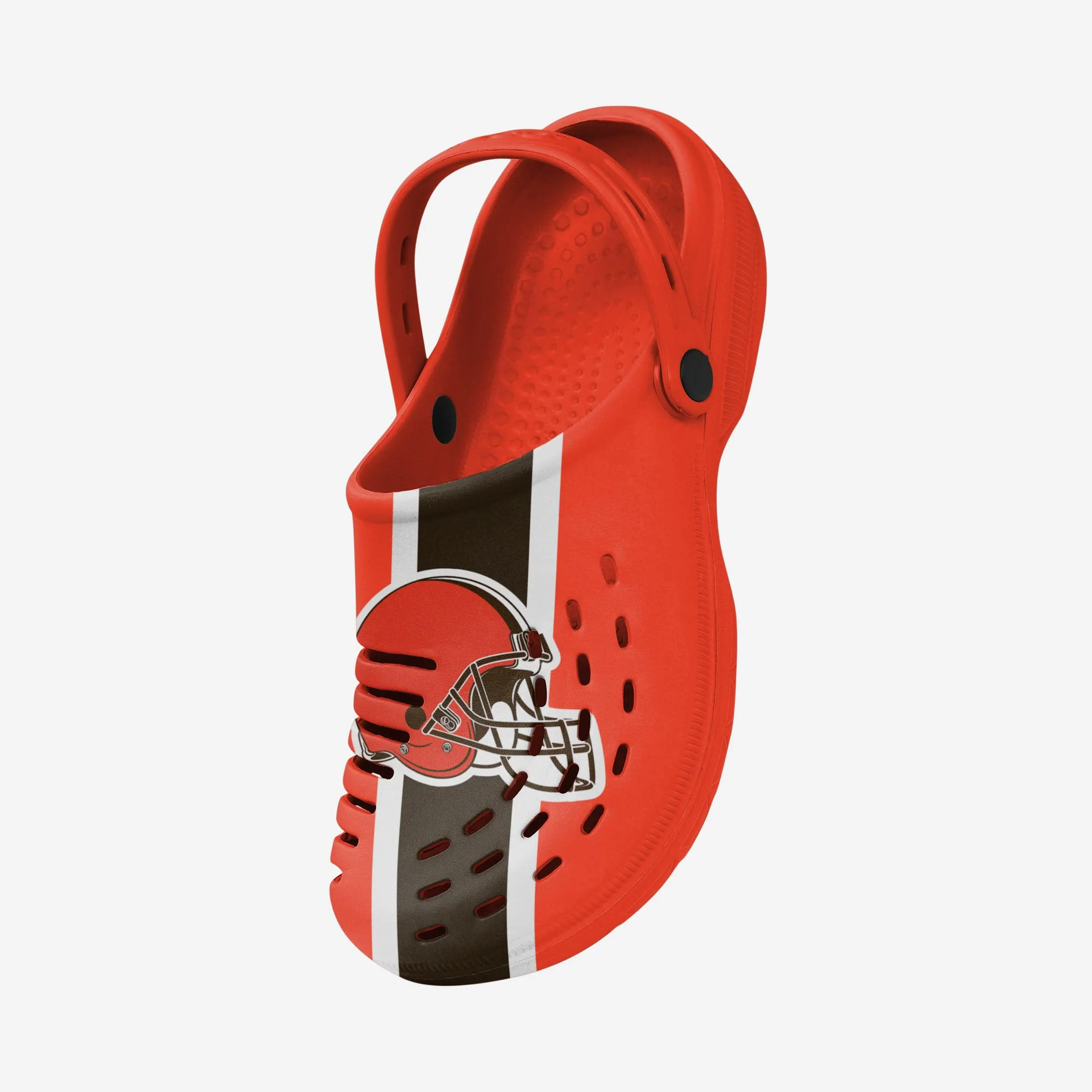 Cleveland Browns Team Stripe Clog With Strap