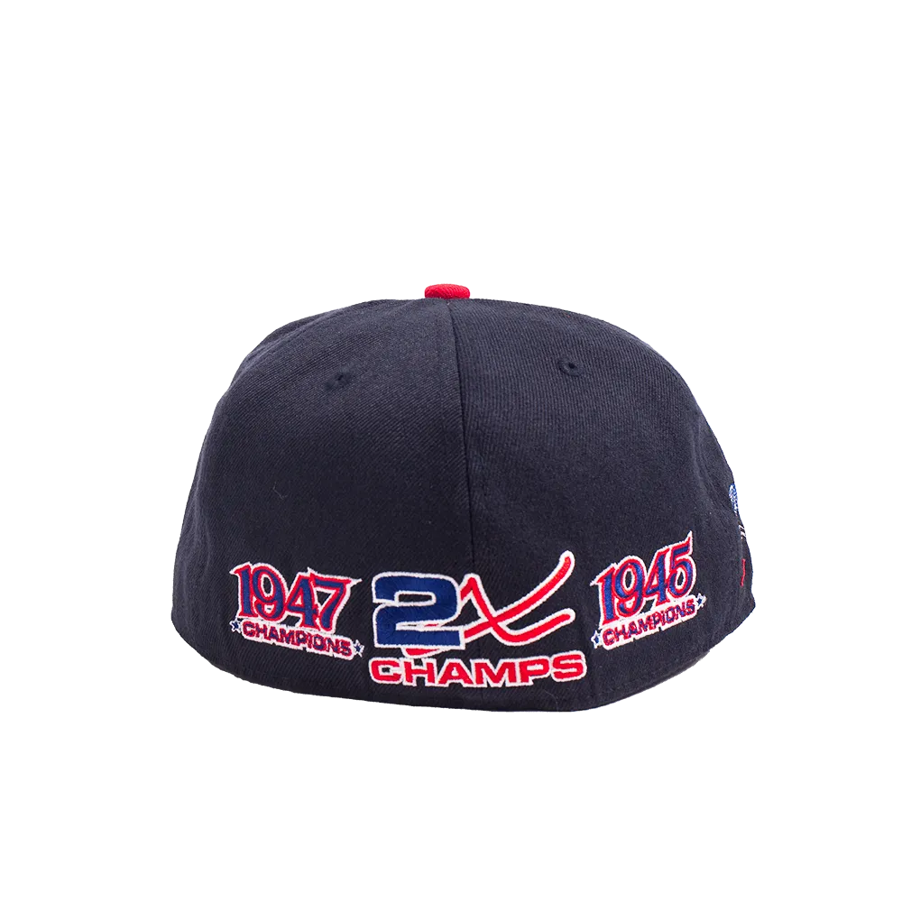 CLEVELAND BUCKEYES WORLD SERIES FITTED HAT