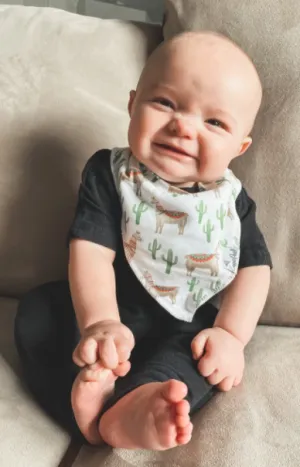 Copper Pearl Single Bandana Bib - Cusco