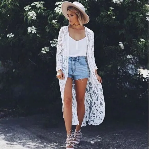 COPY - New Beautiful Lace Kimono