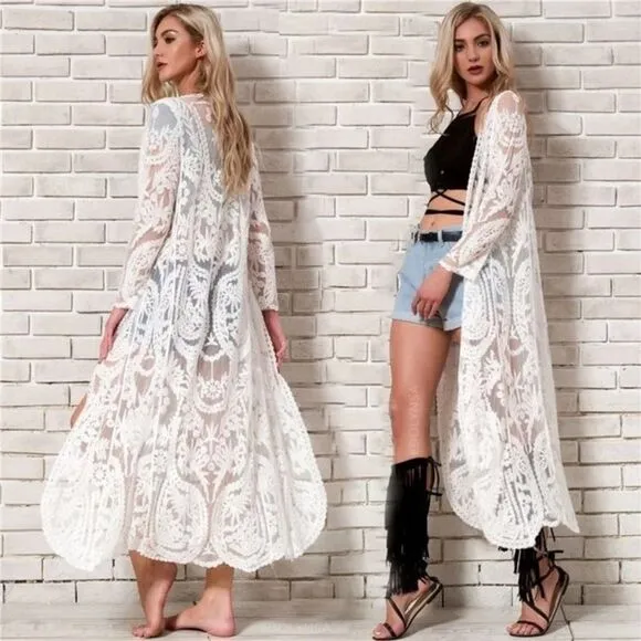 COPY - New Beautiful Lace Kimono