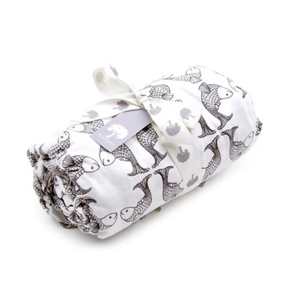 Crib Sheet Fitted - Koi