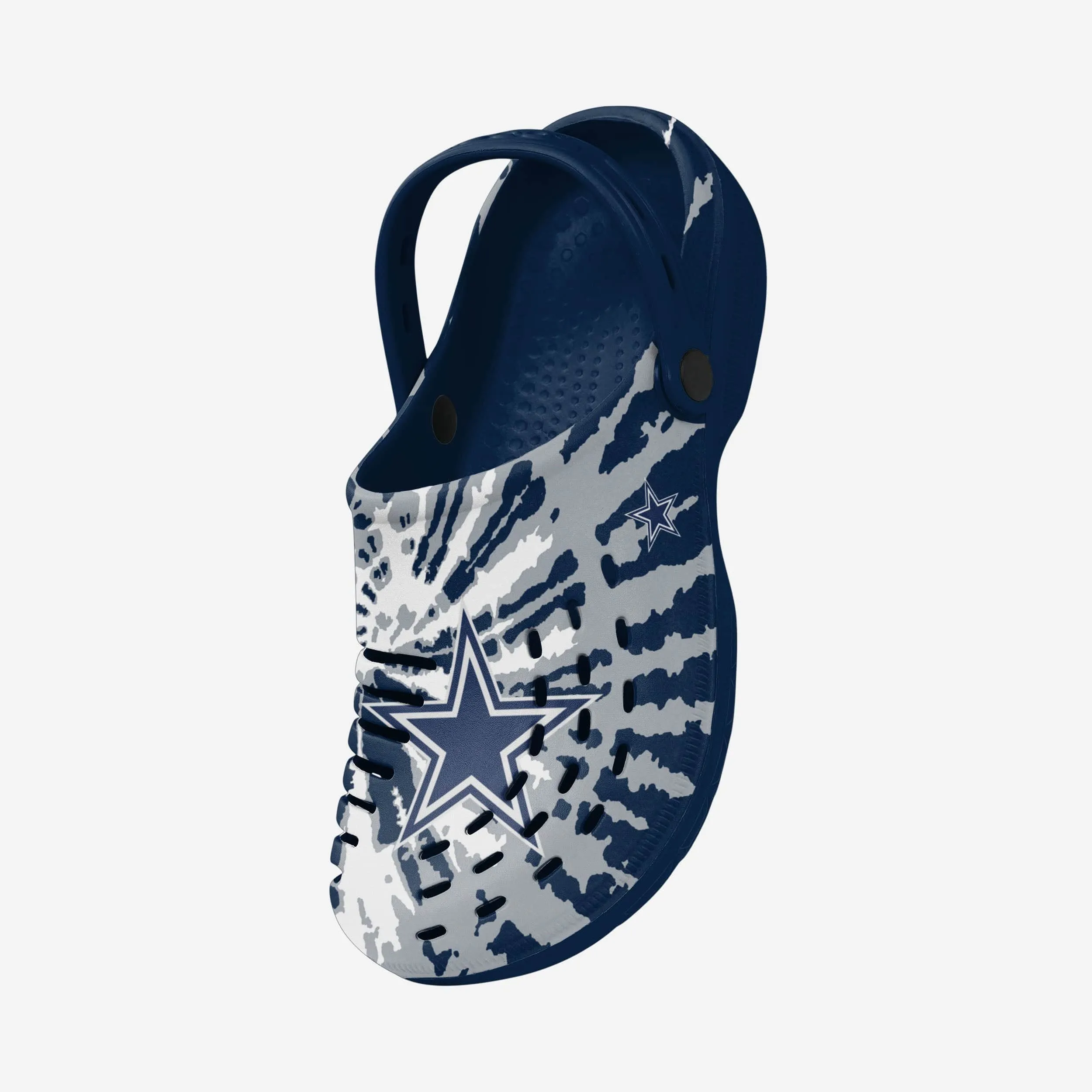 Dallas Cowboys Tie-Dye Clog With Strap