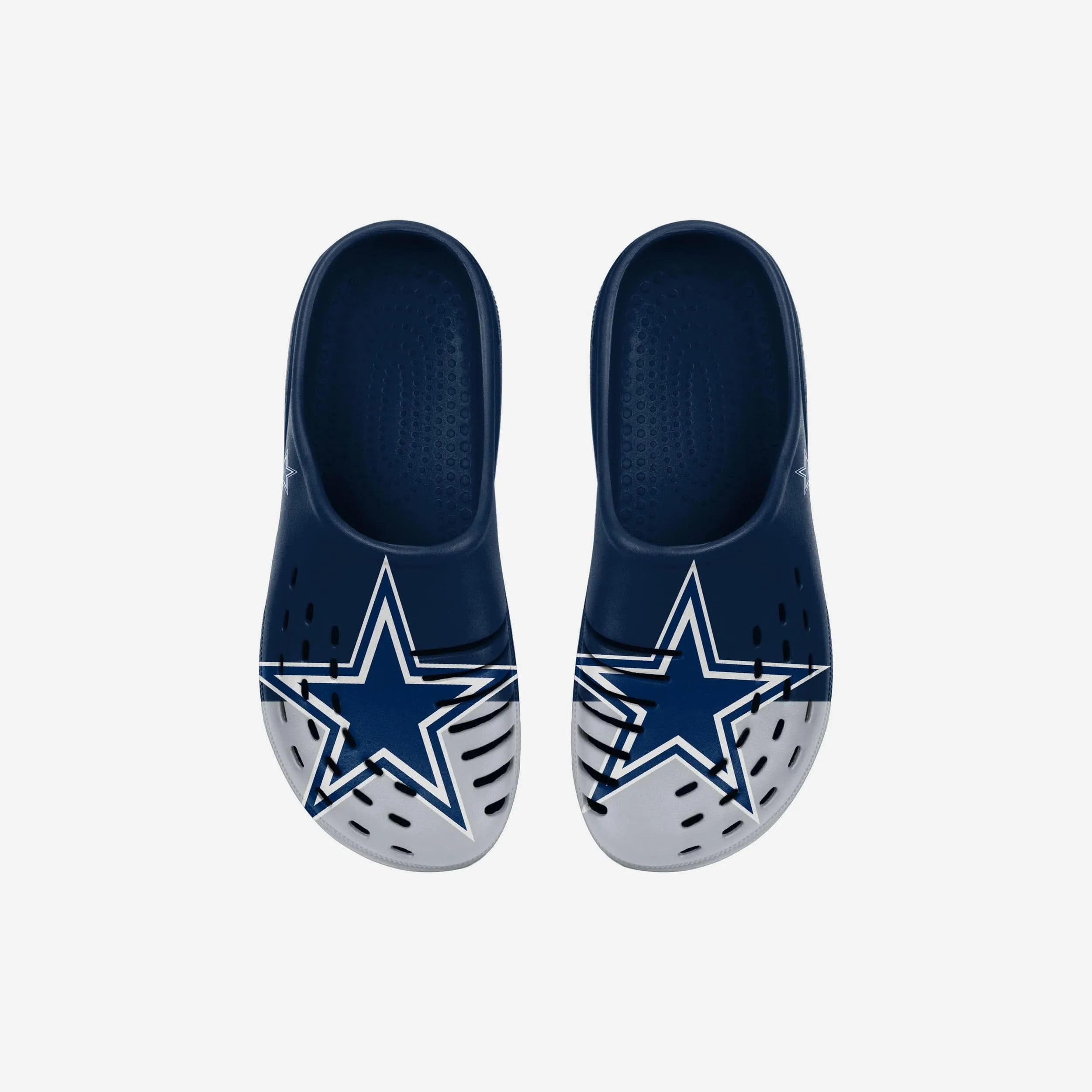 Dallas Cowboys Youth Colorblock Big Logo Clog