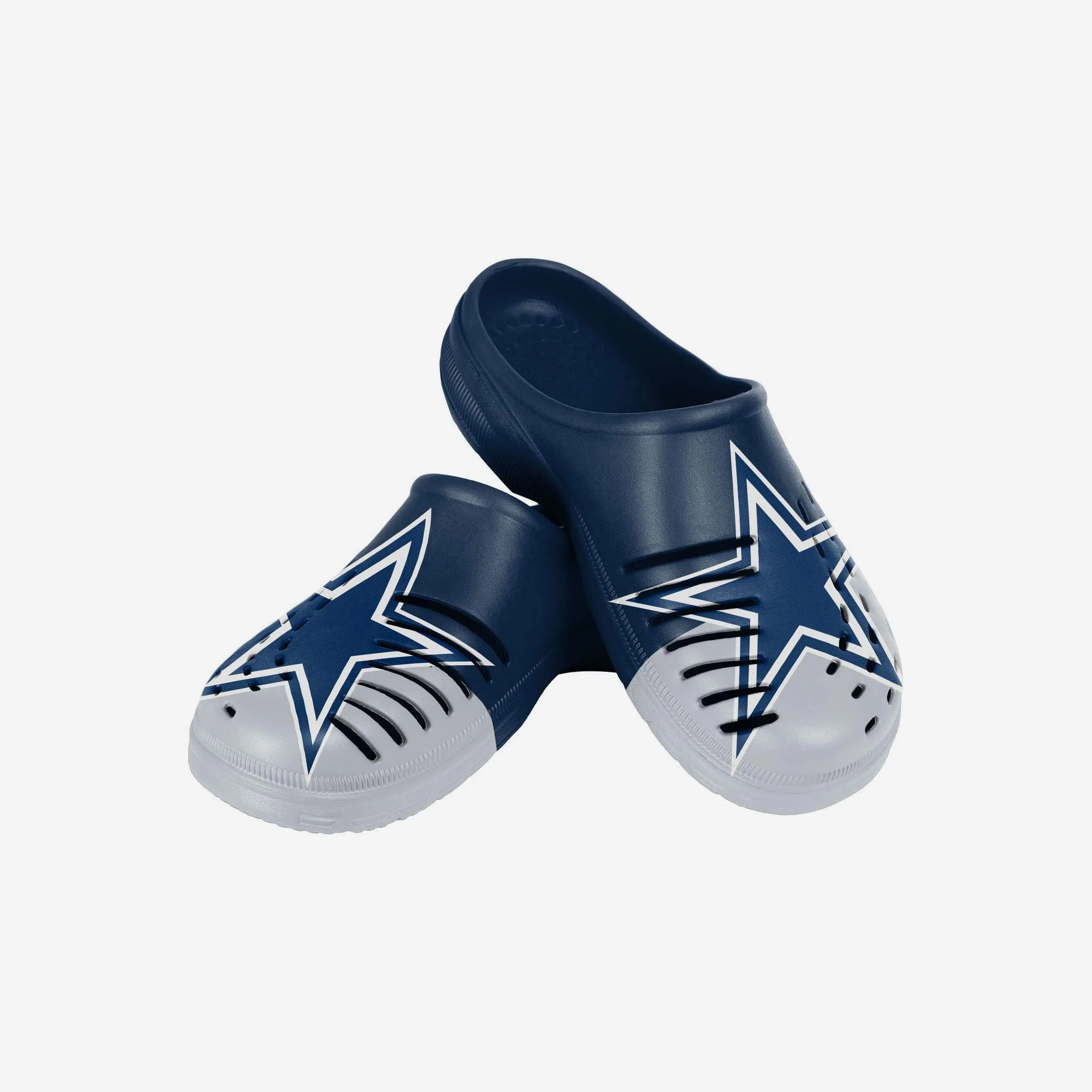 Dallas Cowboys Youth Colorblock Big Logo Clog