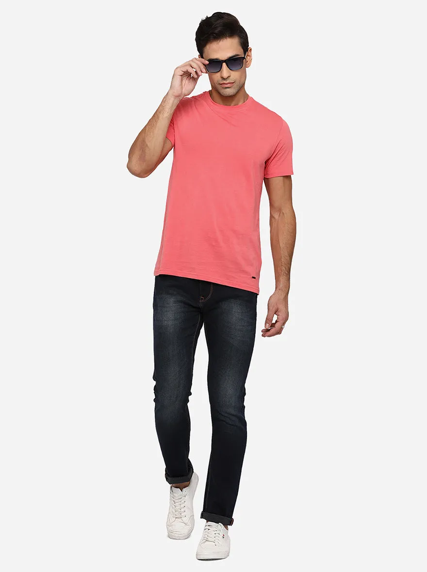 Dark Blue Washed Slim Fit Jeans | JadeBlue