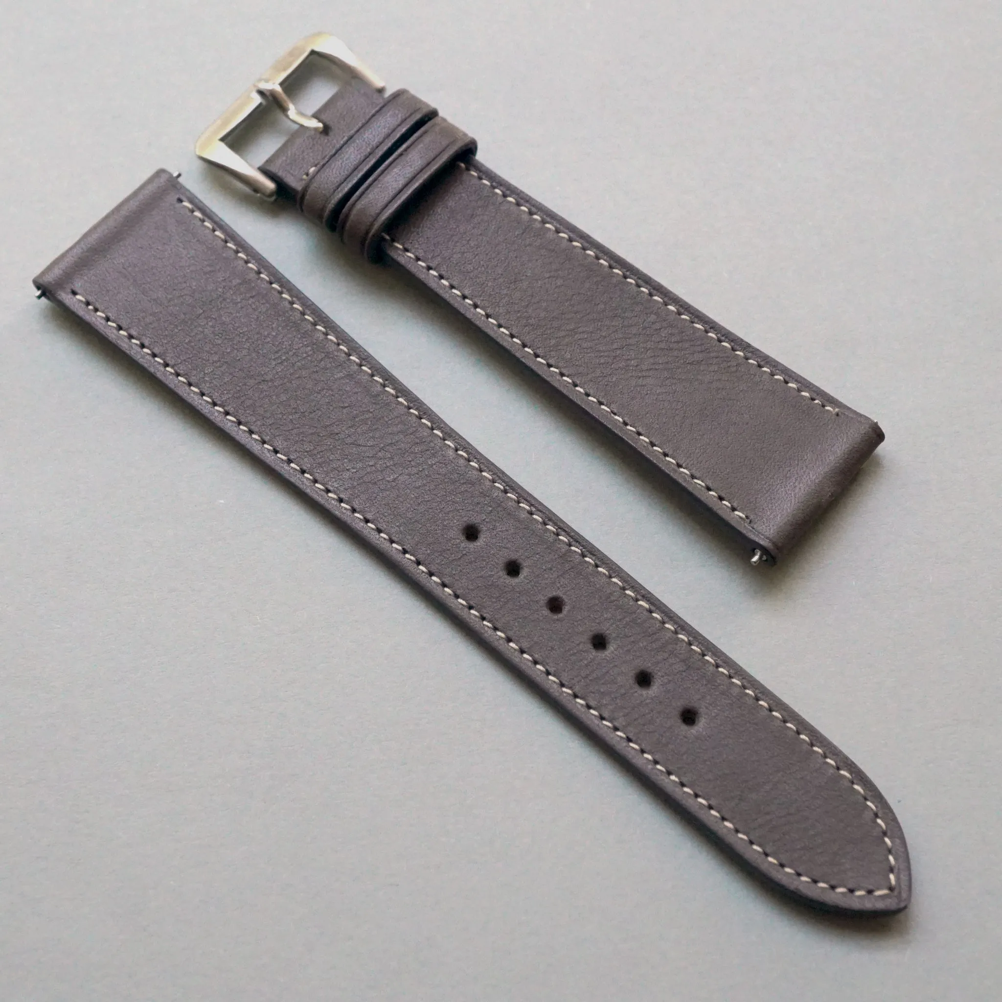 DARK TAUPE NOVONAPPA SMOOTH CALF STANDARD STRAP