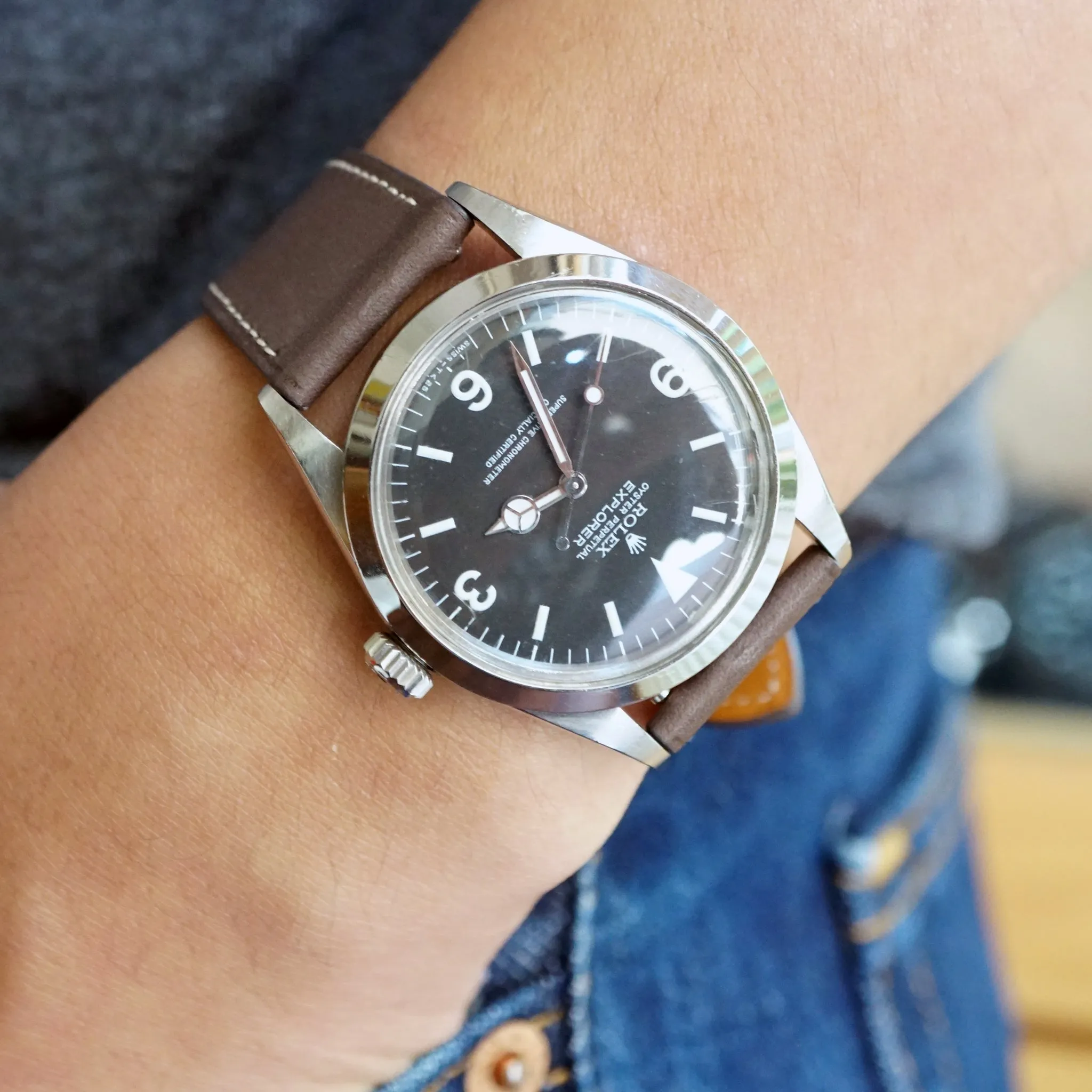 DARK TAUPE NOVONAPPA SMOOTH CALF STANDARD STRAP