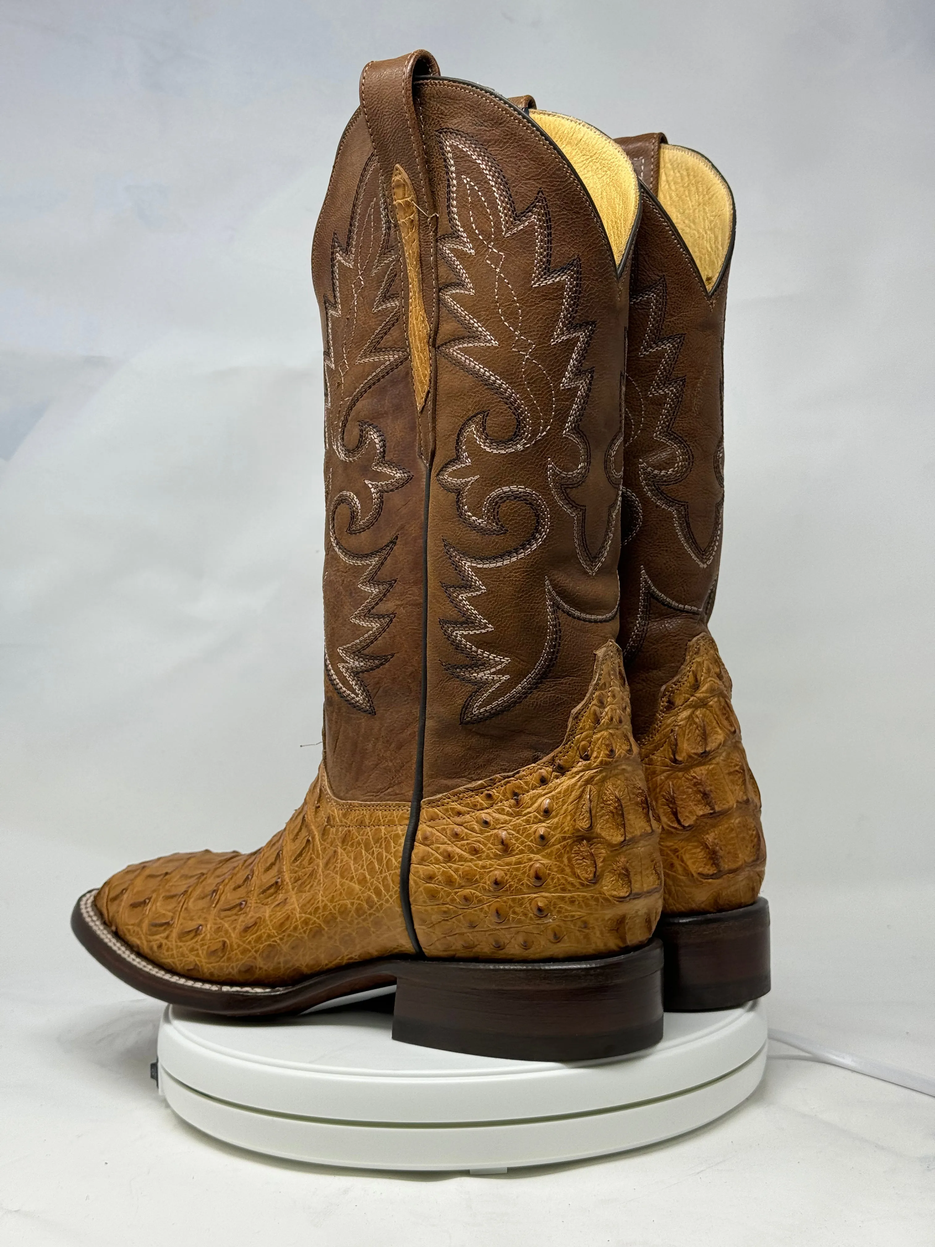 DJ2015 | Don Juan Boots Men's Caiman Back Saddle Tan H Toe P