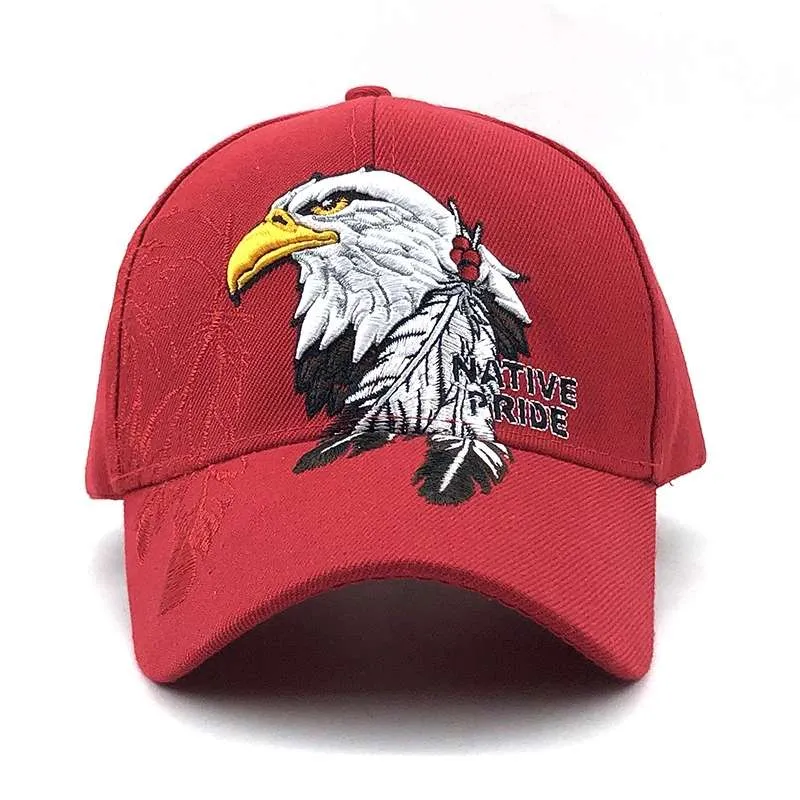 Eagle Embroidery Baseball Cap