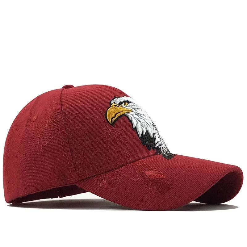 Eagle Embroidery Baseball Cap