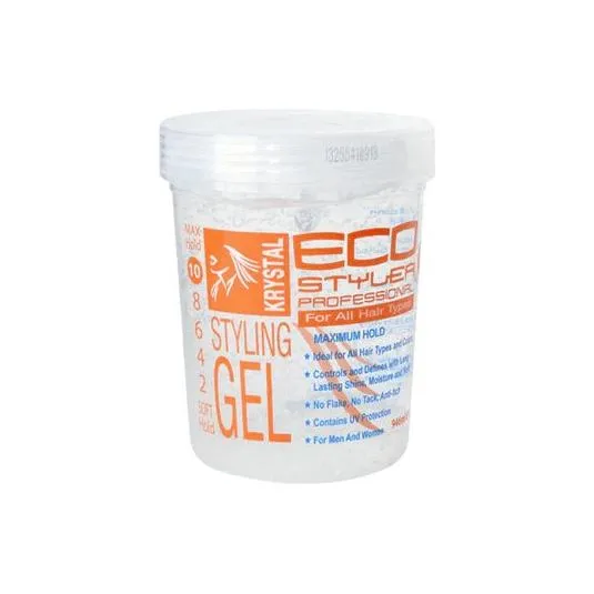 Eco Styler Krystal Styling Gel 80oz/32oz/24oz/16oz/8oz/3oz