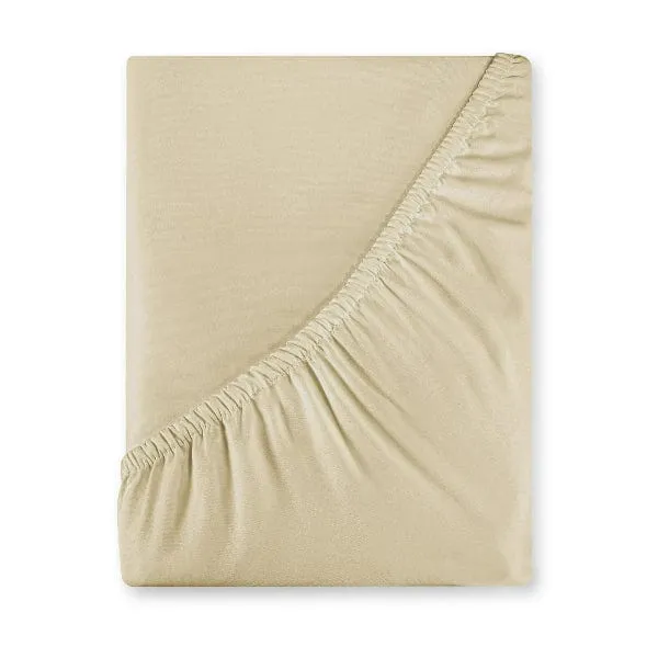 Egyptian Cotton 400 Thread Count Fitted Sheet Stone
