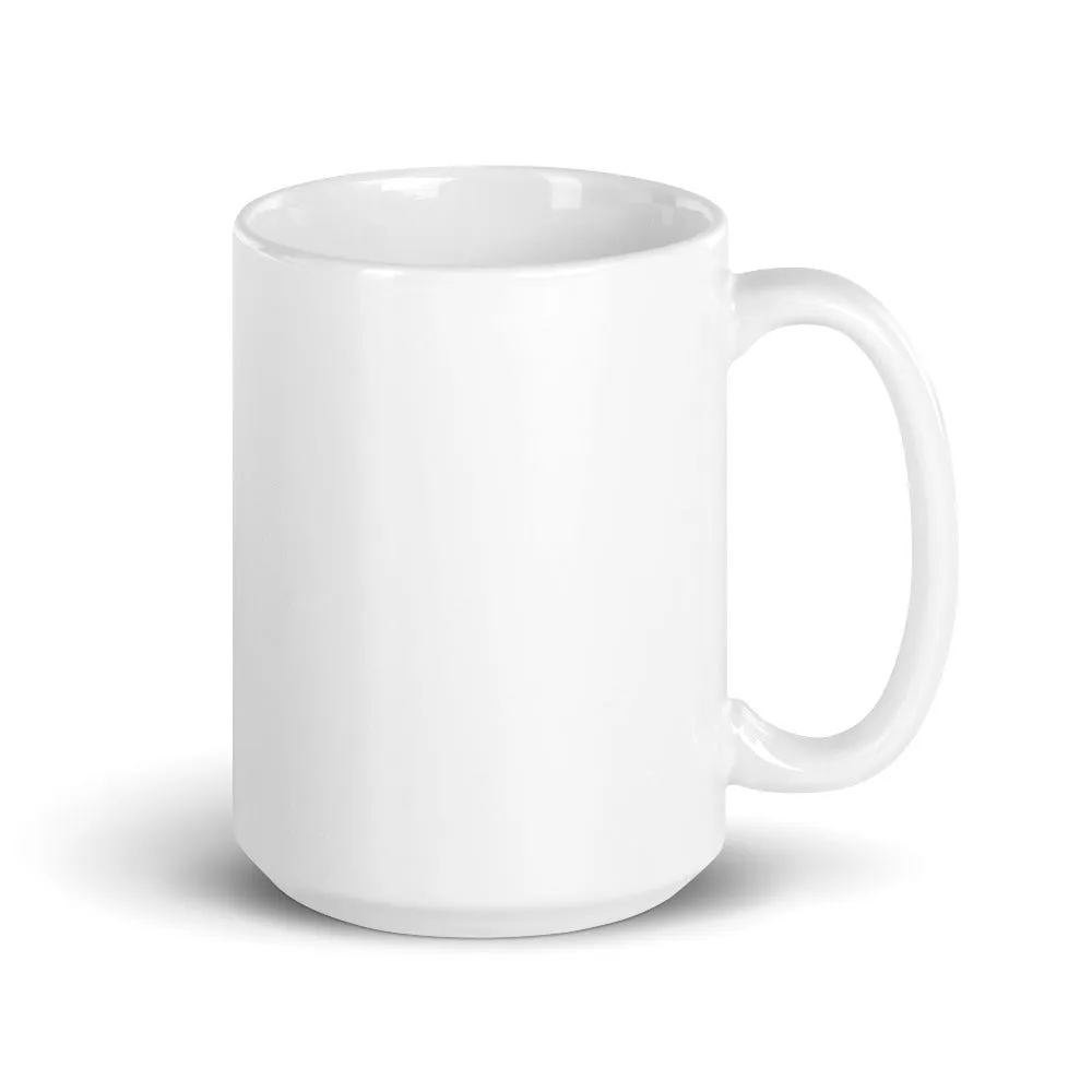 Enneagram 4 White glossy mug