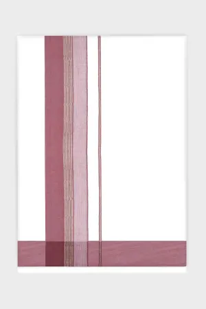 Fahadh Imran - Soft Red Smooth Cotton Double Layered Dhoti With Fancy Borders | Uathayam