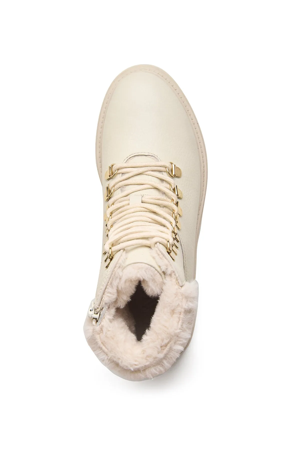 Floater Leather Off-White Boots