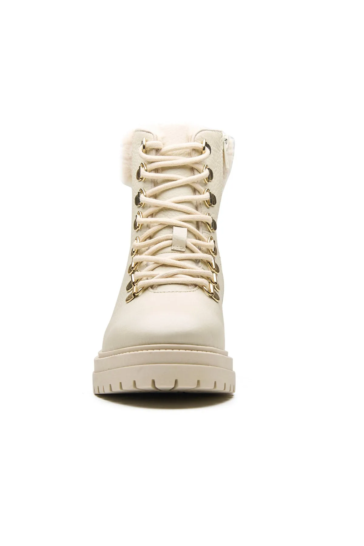 Floater Leather Off-White Boots