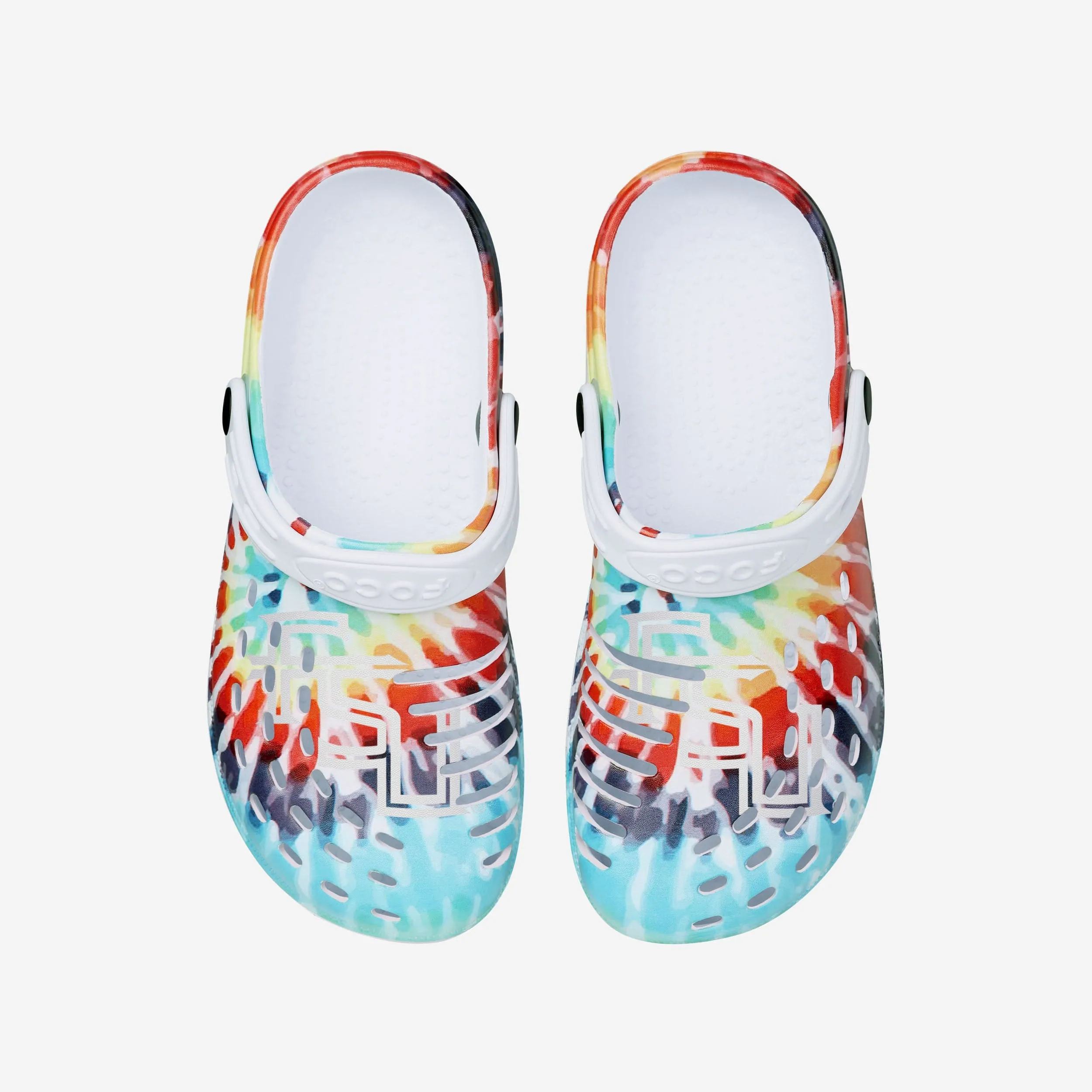 Florida State Seminoles Womens Tie-Dye Clog With Strap