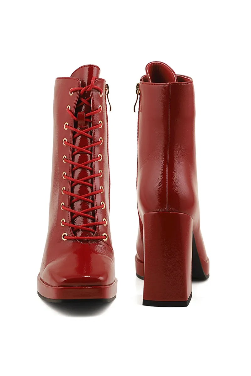 Formal Long Shoes I53086-Maroon