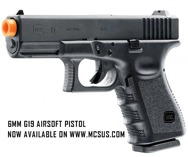 GLOCK 19 Gen3 Gas Blowback 6mm Airsoft Pistol (Green Gas)