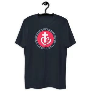 God is Love - Short Sleeve Fitted T-shirt